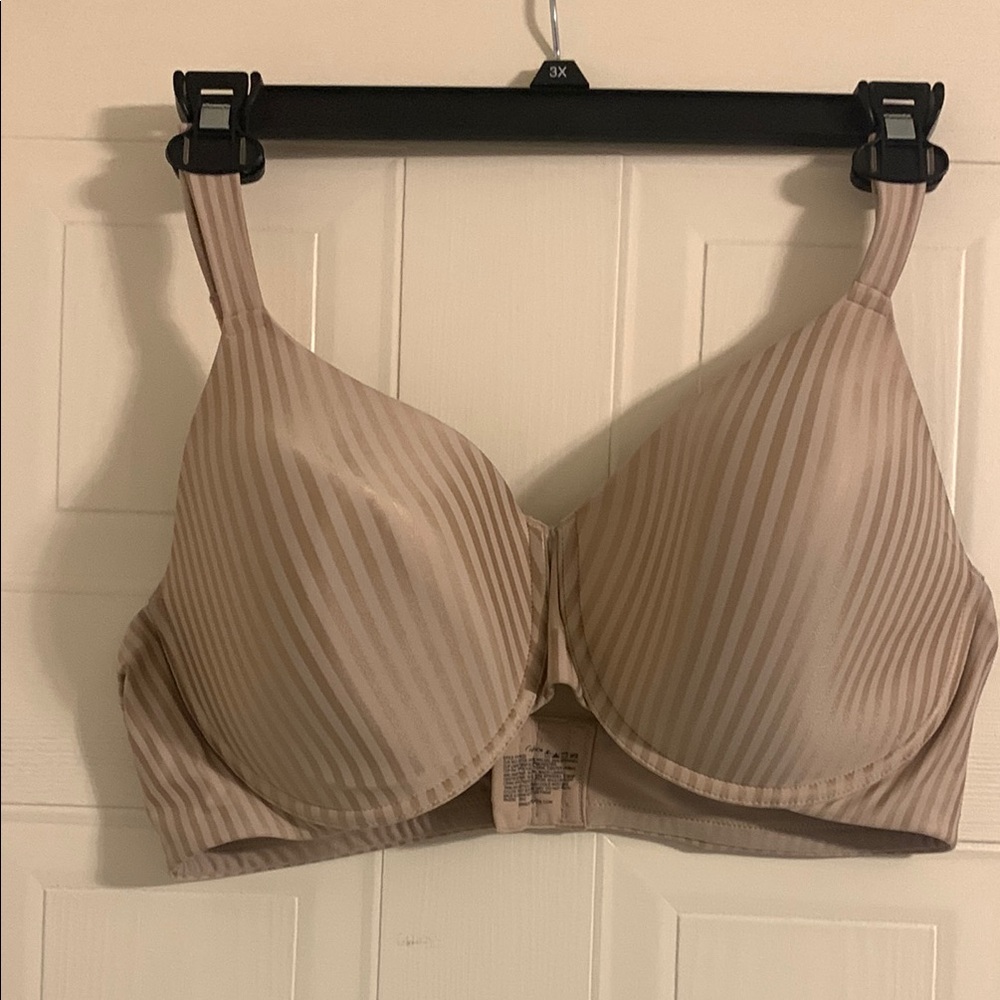 Striped Beige Bra